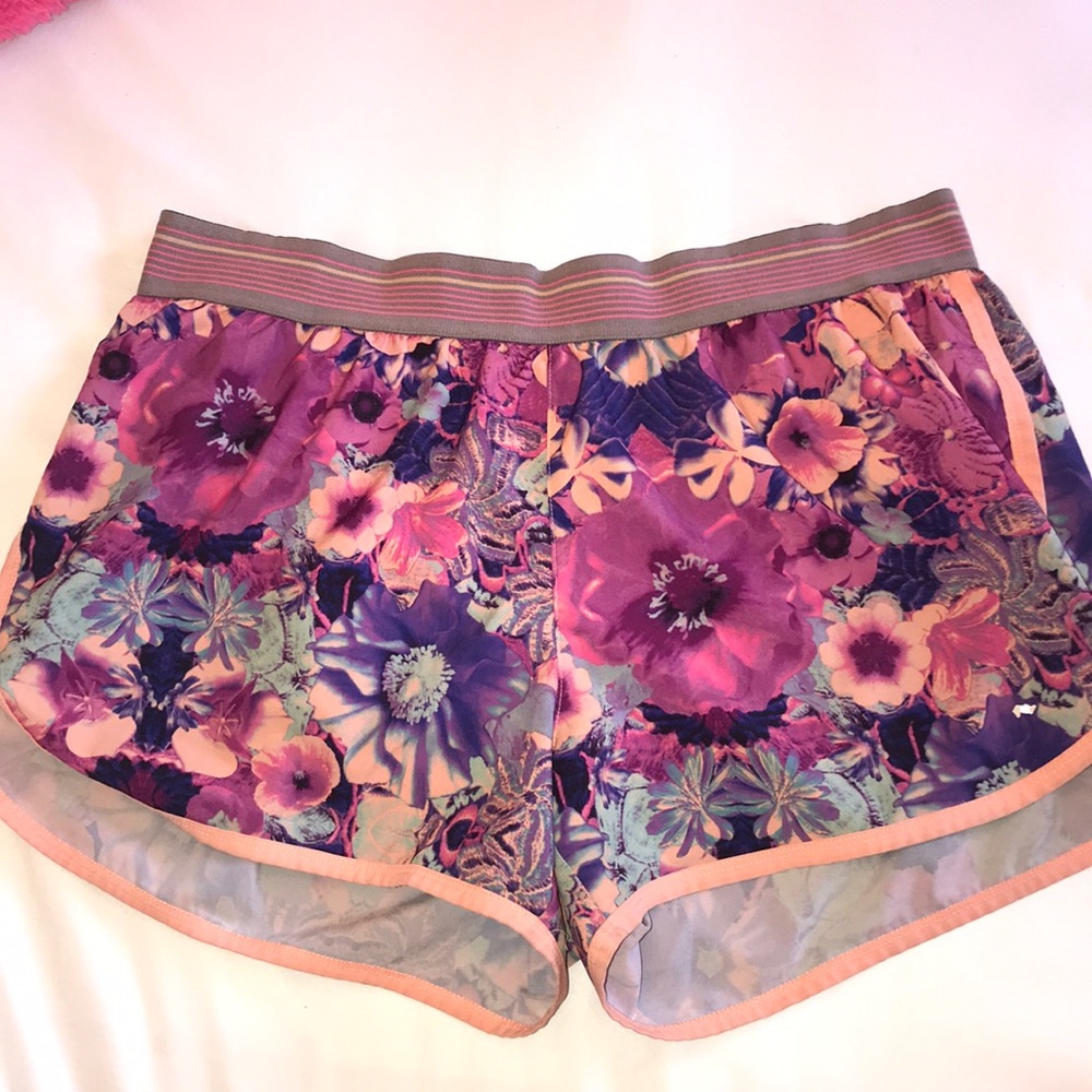 Floral Print Running Shorts